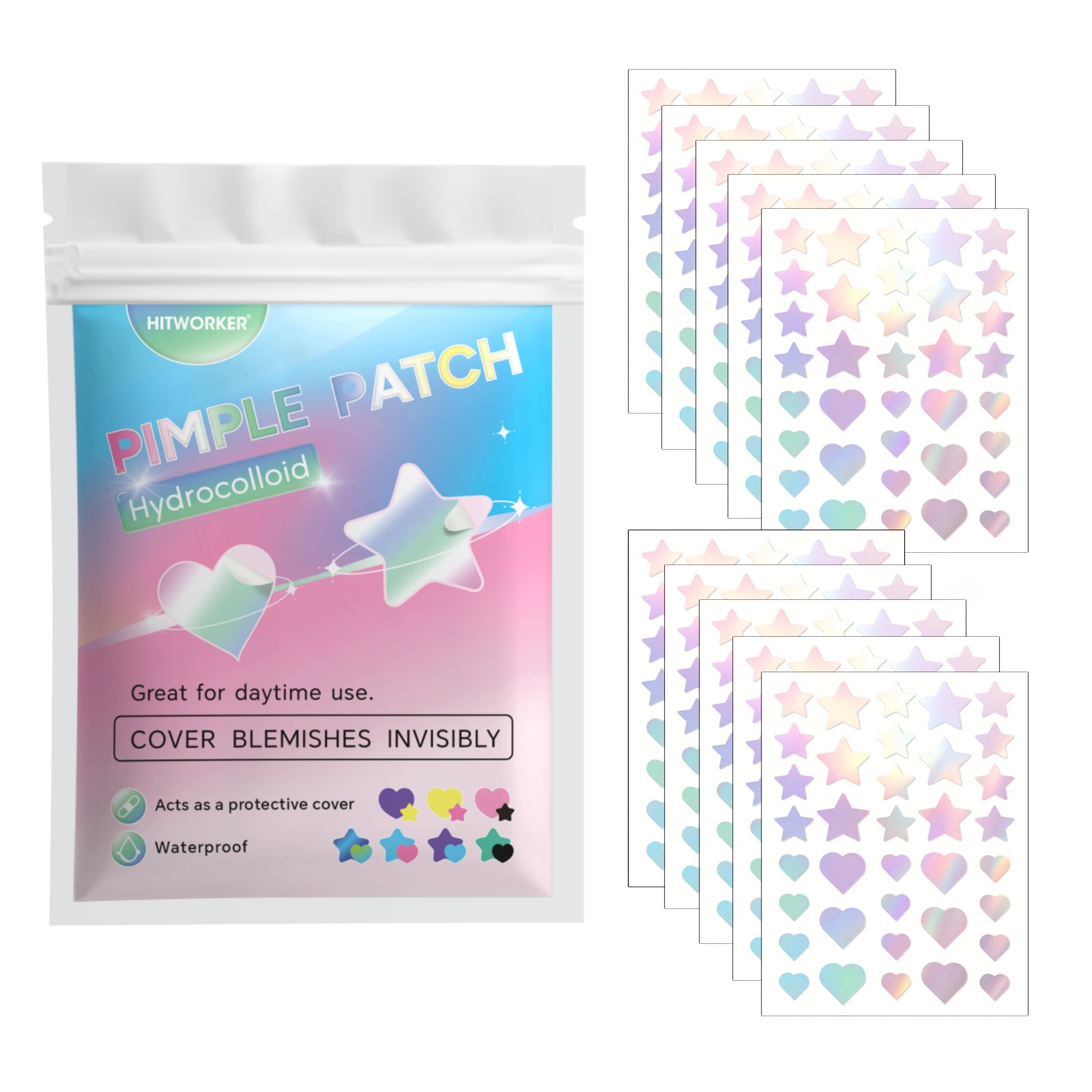 360pcs Colorful Acne Patches – - Skincare Acne ulasan dan harga