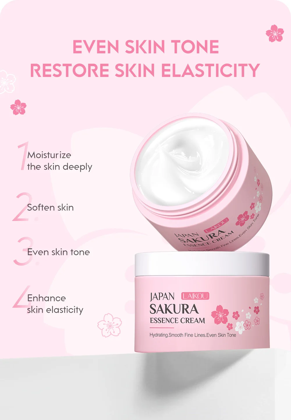 LAIKOU Japan Sakura Essence Cr - Skincare Niacinamide ulasan dan harga