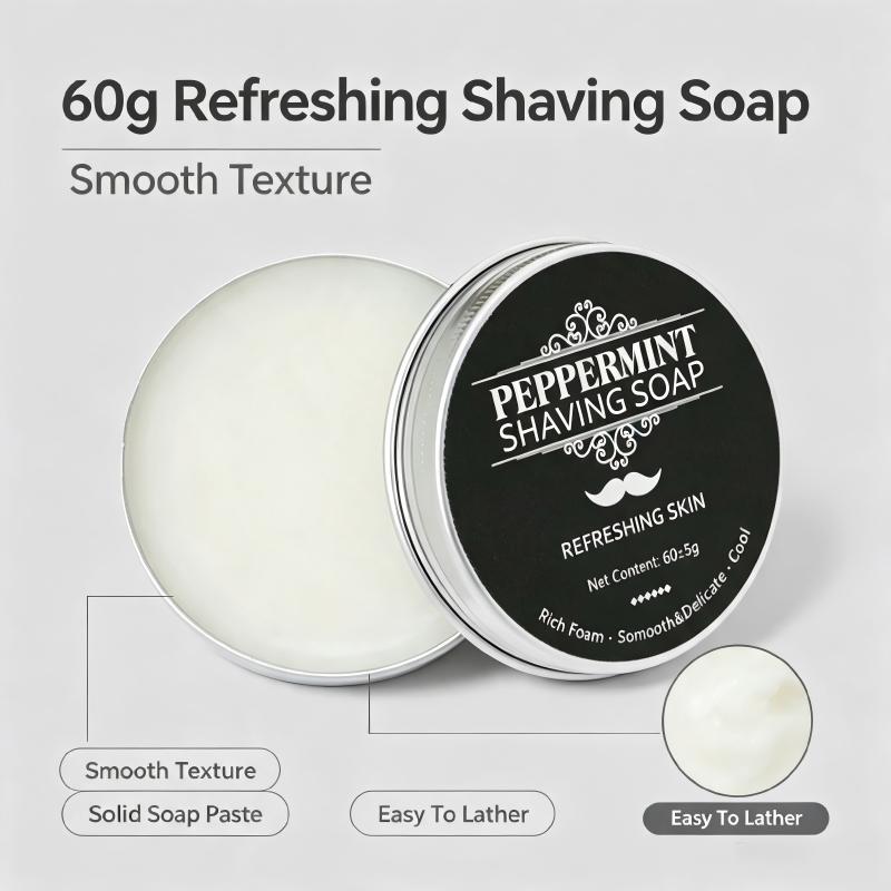 Peppermint Shaving Soap 60g Me - Skincare Barber Daily ulasan dan harga