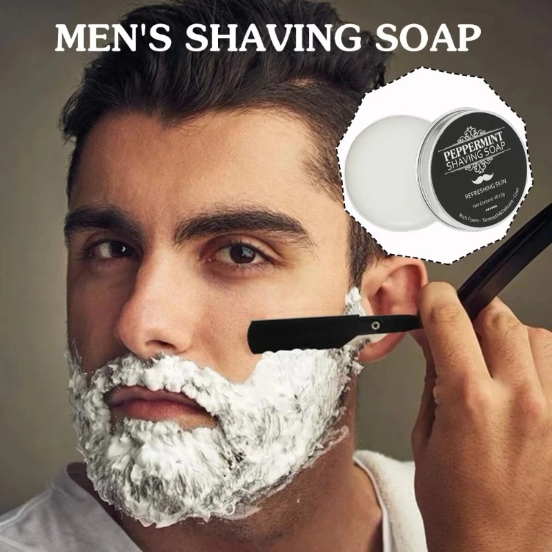 Peppermint Shaving Soap 60g Me - Skincare Barber Daily ulasan dan harga