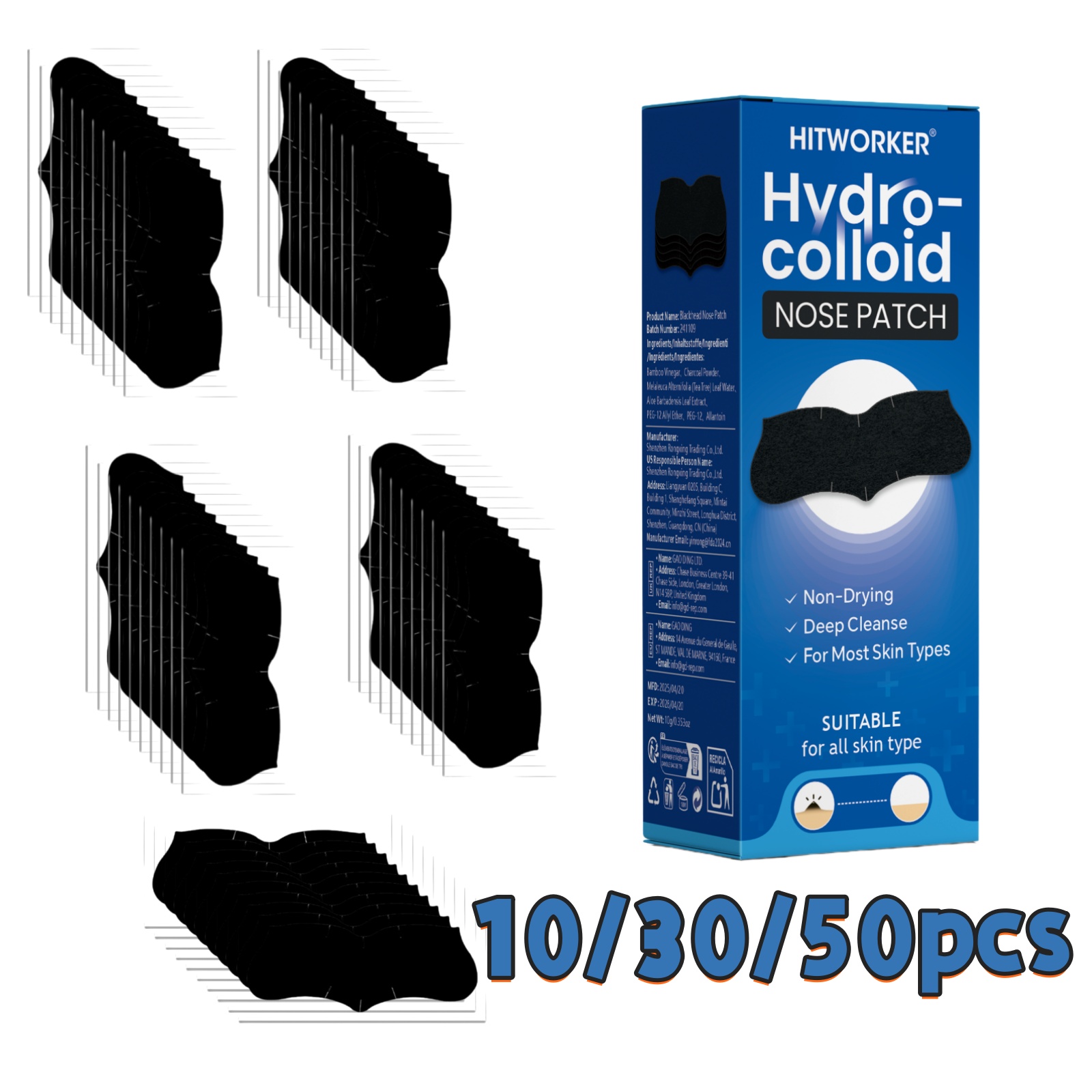 10/30/50-Piece Pore Cleansing  - Skincare Acne ulasan dan harga