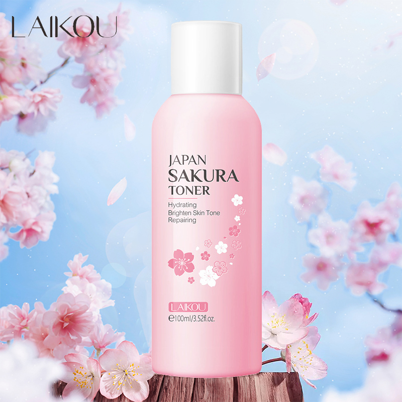 LAIKOU 8Pcs Sakura Facial Skin - Skincare Niacinamide ulasan dan harga
